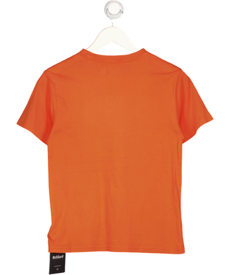 Polo Ralph Lauren Boys Orange T-shirt With Embroidered Pony Logo 10-12y UK M