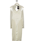House of CB Cream Talika Ivory Corset Midi Dress UK XS