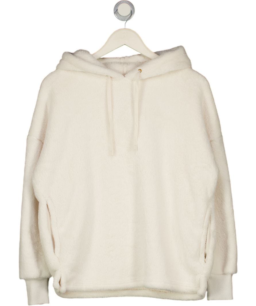 duvet days White Fluffy Hoodie UK M