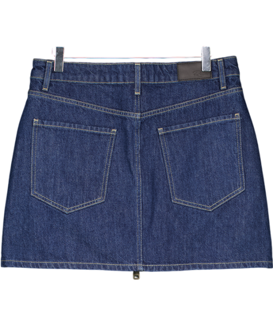 RAILS Blue Fallbrook Zip  Mini Skirt Deep Indigo W28