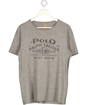 Polo Ralph Lauren Grey Printed Classic Tee UK L