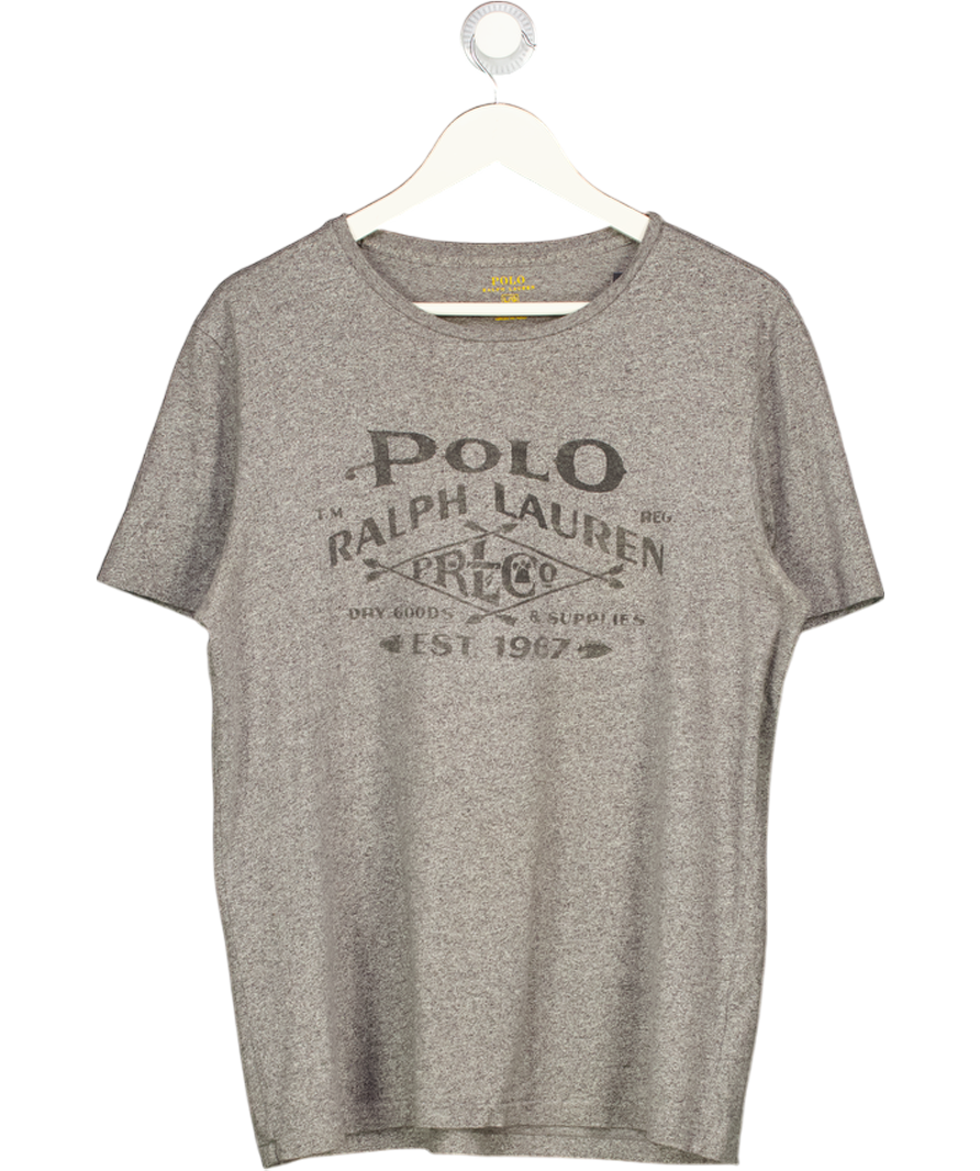 Polo Ralph Lauren Grey Printed Classic Tee UK L