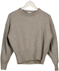 filippa K Grey Cashmere / Wool Blend Boxy Fit Sweater UK M
