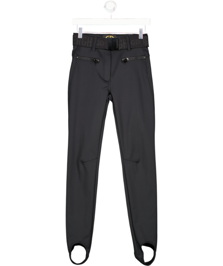GOLDBERGH Black Goldbergh Paris Belted Stirrup Ski Pants UK 6