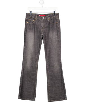 LEVI'S Grey Superlow Stretch Bootcut Jeans W31
