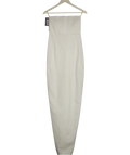 Rick Owens Milk White Bustier Gown UK 8