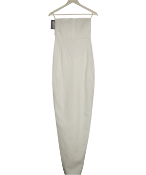 Rick Owens Milk White Bustier Gown UK 8