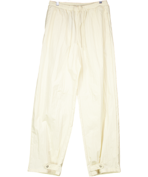 THE COUTURE CLUB Cream Barrel Leg Shell Trousers UK 8