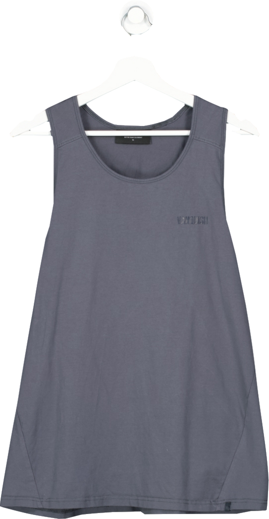 Vanquish Grey Essential Oversized Sleeveless T Shirt UK XL