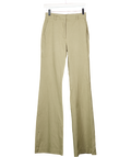 JOSEPH Olive Green Tafira Gabardine Stretch Trousers Fr32 UK 4