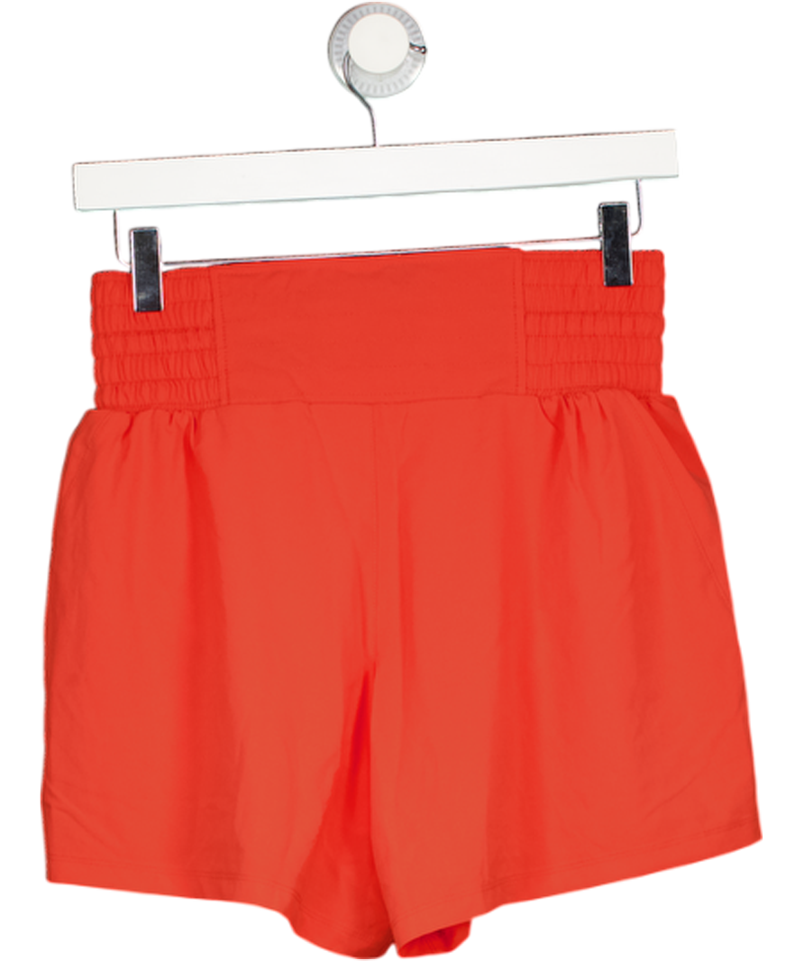 PRUZAN Red Running Shorts UK S