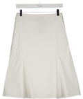 WHITE FOX White Midi Skirt UK XS