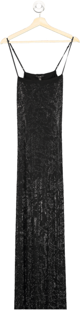 AFRM Black Glitter Maxi Dress SZ S - Reliked