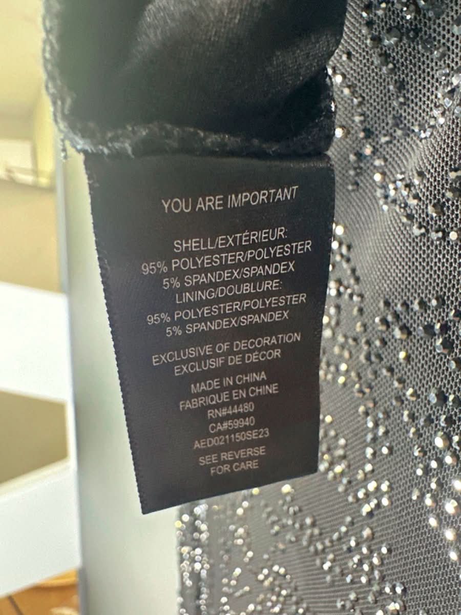 AFRM Black Glitter Maxi Dress SZ S - Reliked