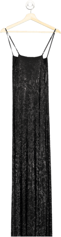 AFRM Black Glitter Maxi Dress SZ S - Reliked