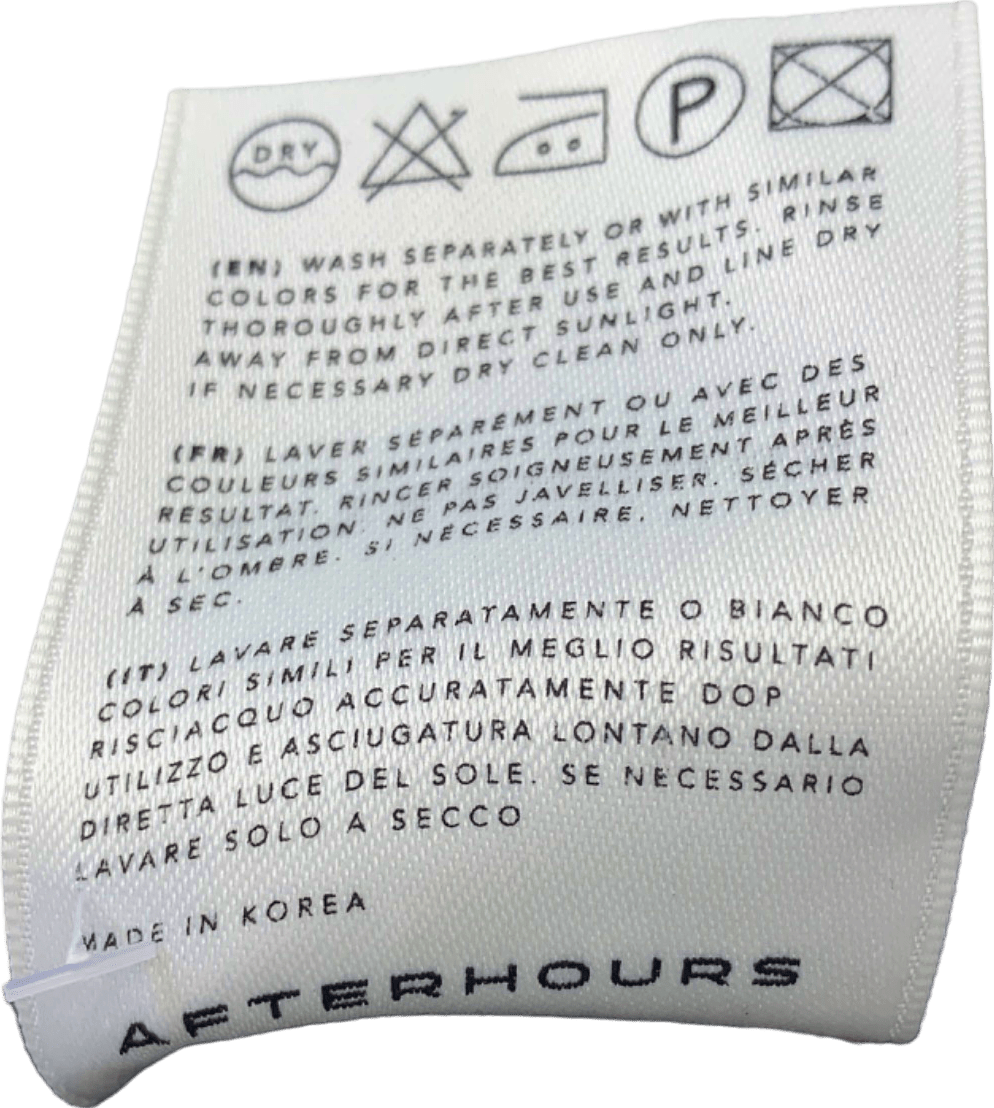 After Hours Black Mini Skirt UK M - Reliked