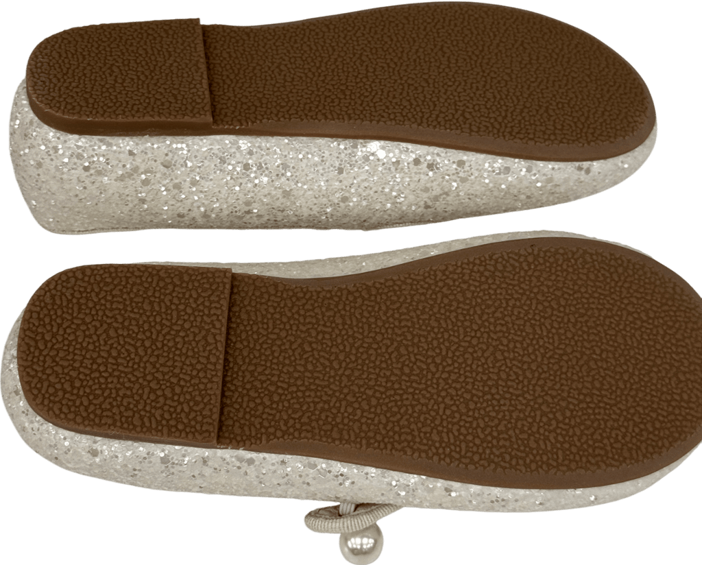 Age of Innocence Elin Glitter White Shoes UK 11.5 EU 30 👼 - Reliked