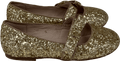 Age of Innocence Metallic Gold Mia Glitter Silver Shoes Sale Price UK 11 EU 29 👼 - Reliked