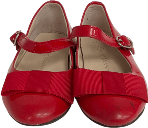 age of innocence Red Ellen Black Shoes UK 11 EU 29 👼 - Reliked