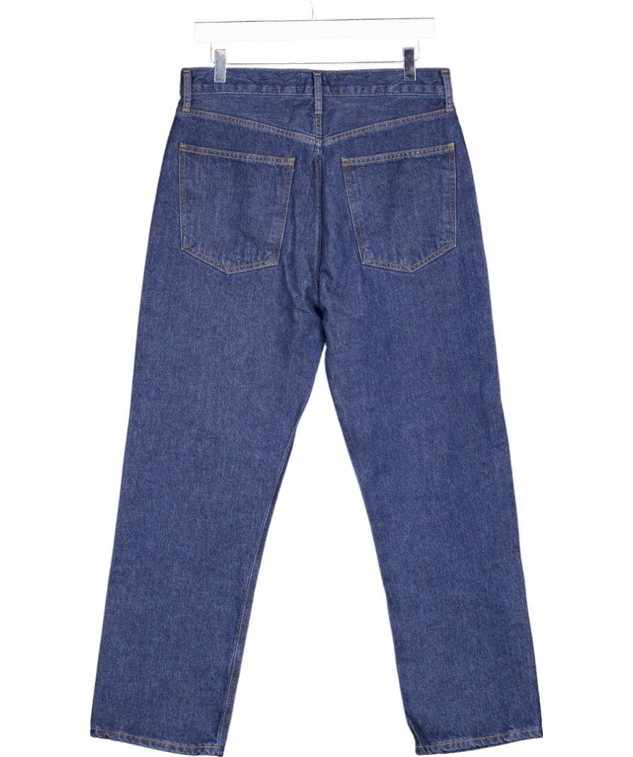 AGOLDE Blue 90s Pinch Waist High Rise Straight Jeans W29 - Reliked