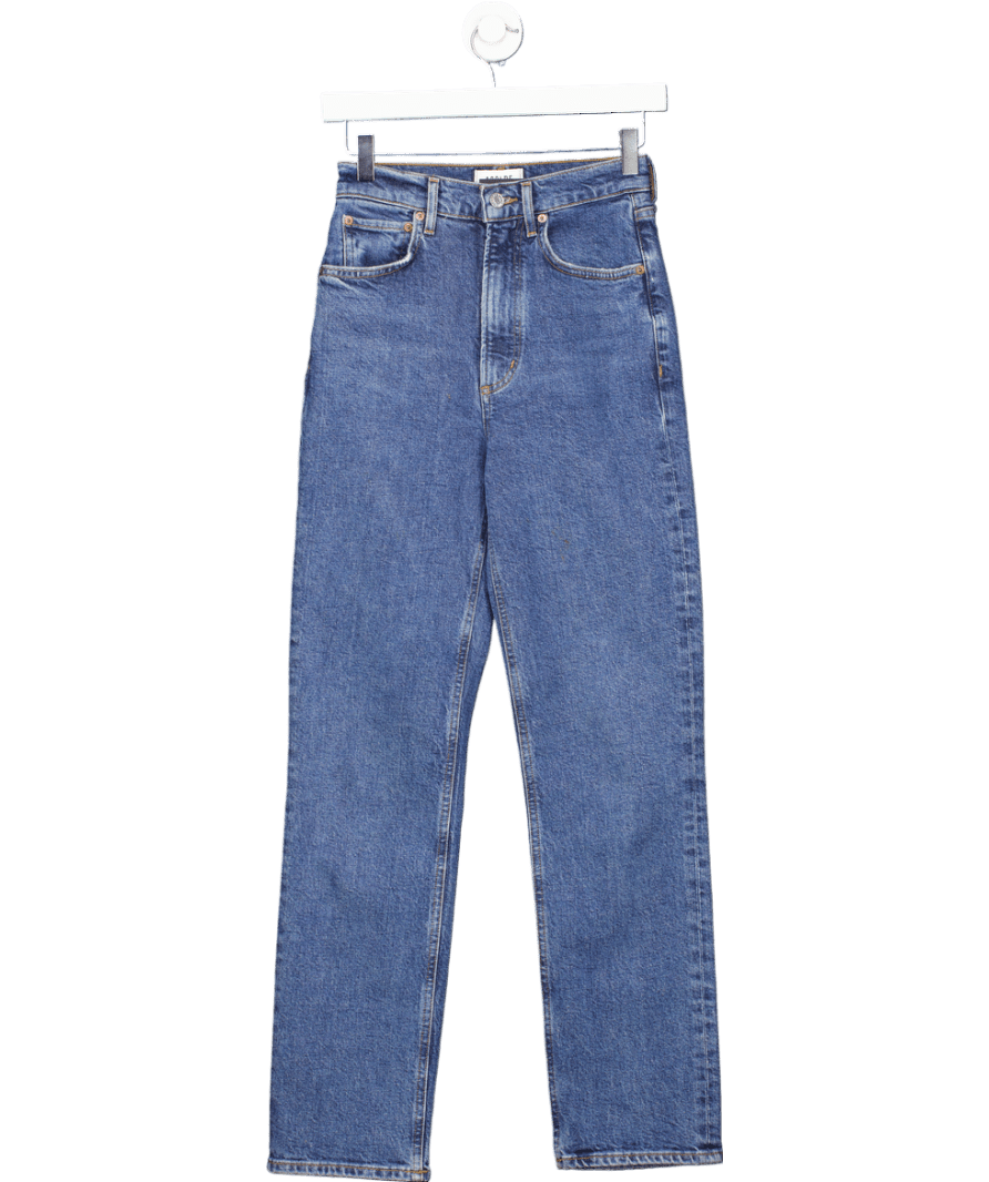 AGOLDE Blue High - rise Stovepipe Stretch Jeans W24 - Reliked