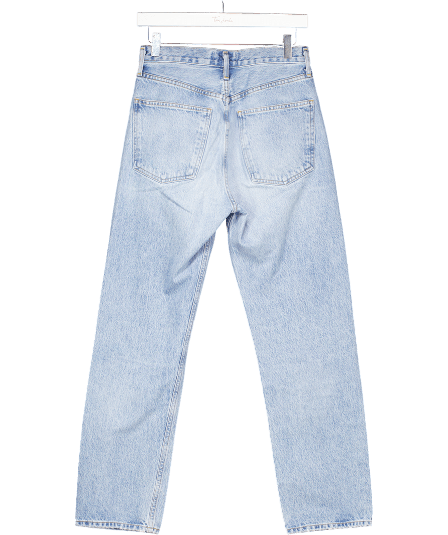 AGOLDE Light Blue '90s Pinch Waist High - rise Straight - leg Organic Jeans W25 - Reliked