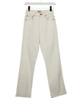 AGOLDE White 90's Straight - leg Mid - rise Cropped Denim Jeans W24 - Reliked