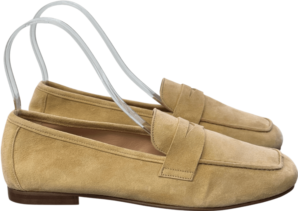 Air & Grace Beige Luxury Suede Loafers UK 5 EU 38 👠 - Reliked