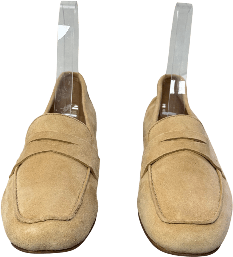 Air & Grace Beige Luxury Suede Loafers UK 5 EU 38 👠 - Reliked