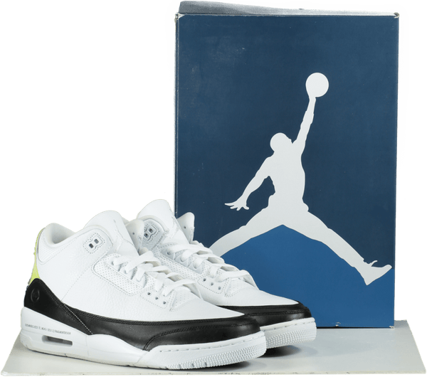 Air Jordan DA3595 White/Black Retro 3 SP Trainers UK 11
