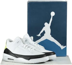 Air Jordan DA3595 White/Black Retro 3 SP Trainers UK 11.5