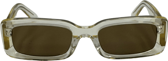 Akila Beige Sunglasses In Case - Reliked
