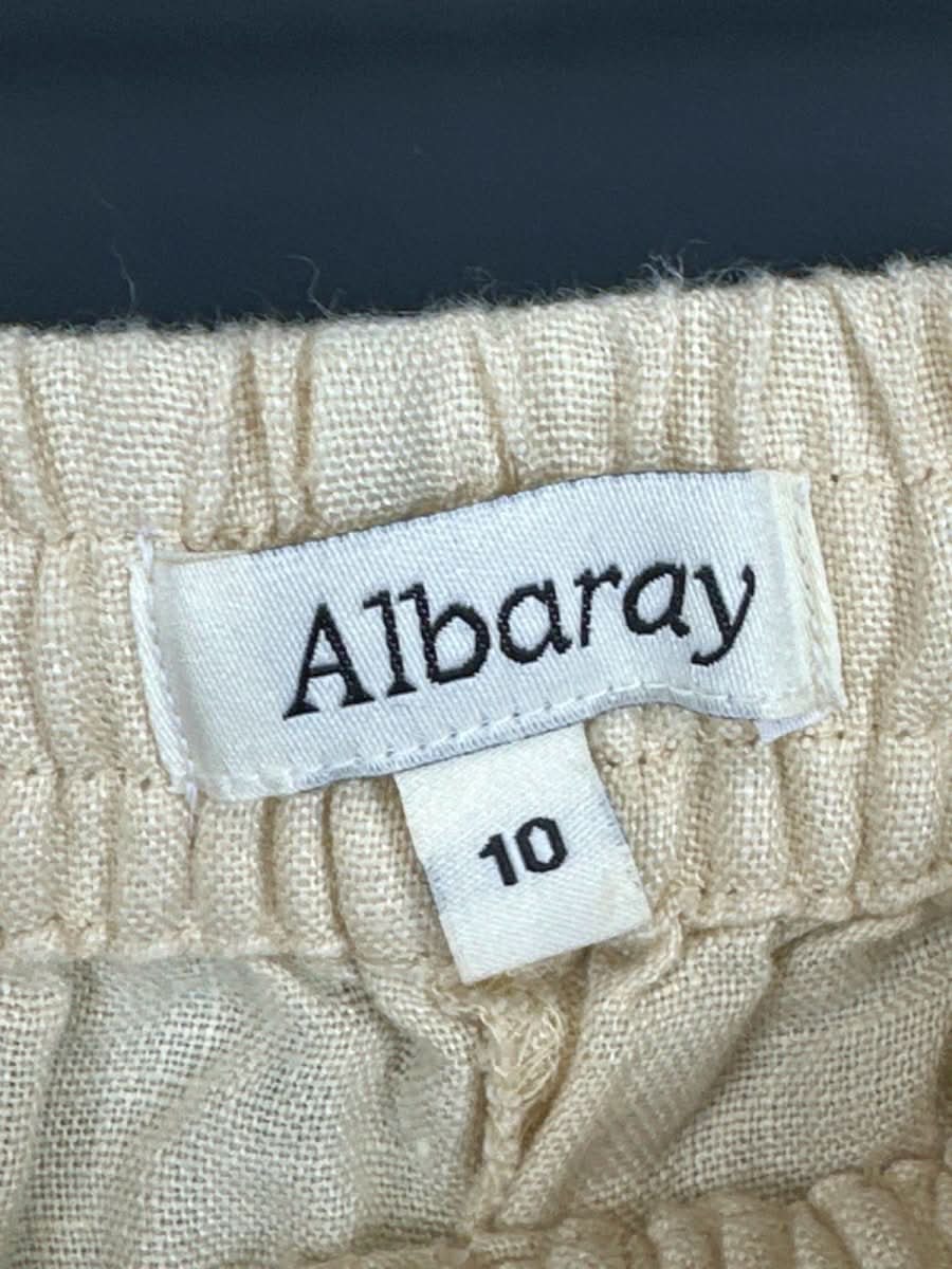 Albaray Beige Linen Cargo Trousers UK 10 - Reliked