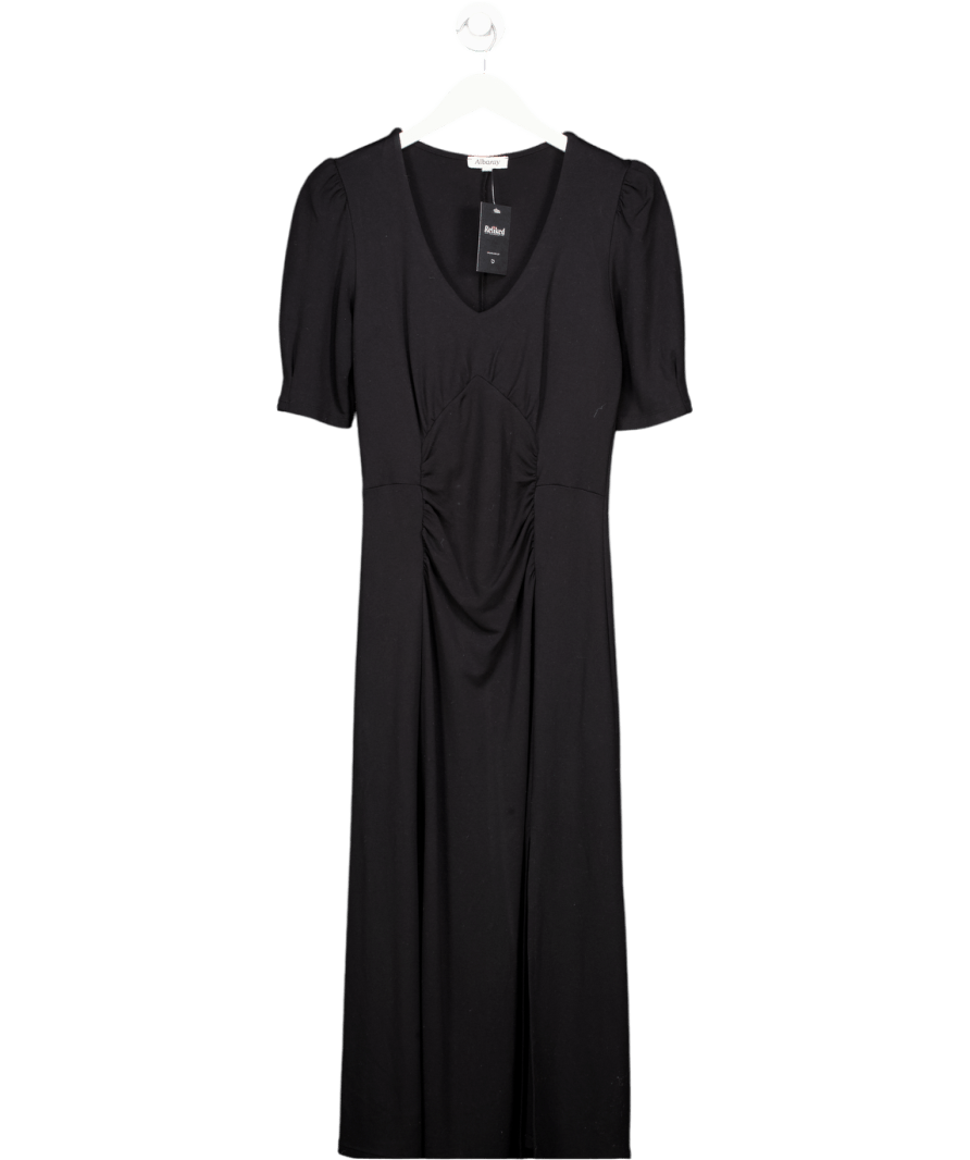 Albaray Black Bodycon Maxi Dress UK 10 - Reliked