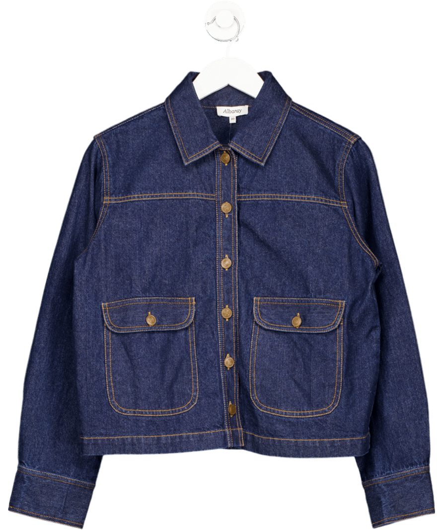 ALbaray Blue Denim Shacket UK 10 - Reliked
