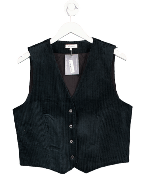 Albaray Navy Blue Jumbo Cord Waistcoat UK 14