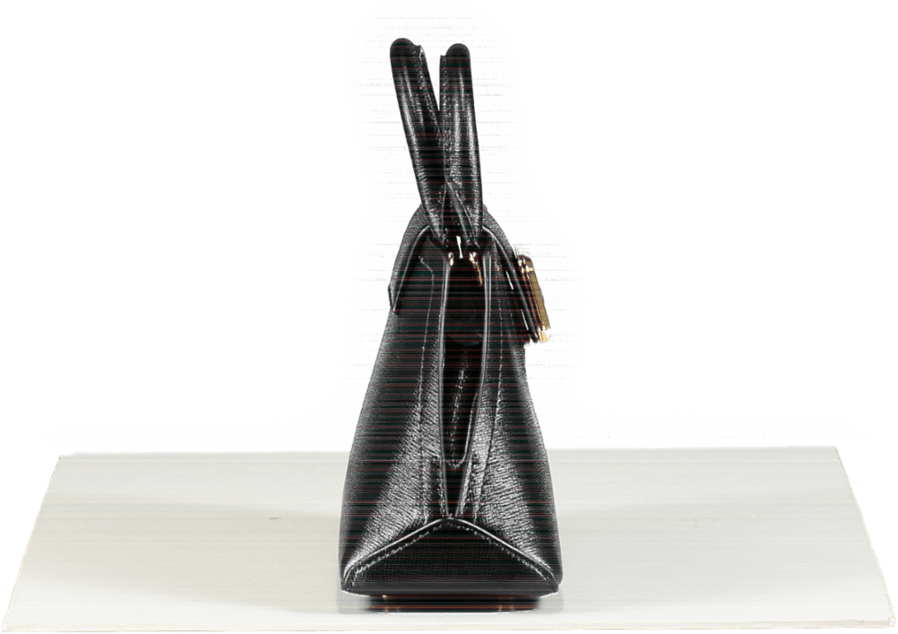 Alberta Ferretti Black Mini Albi 33 Leather Handbag - Reliked