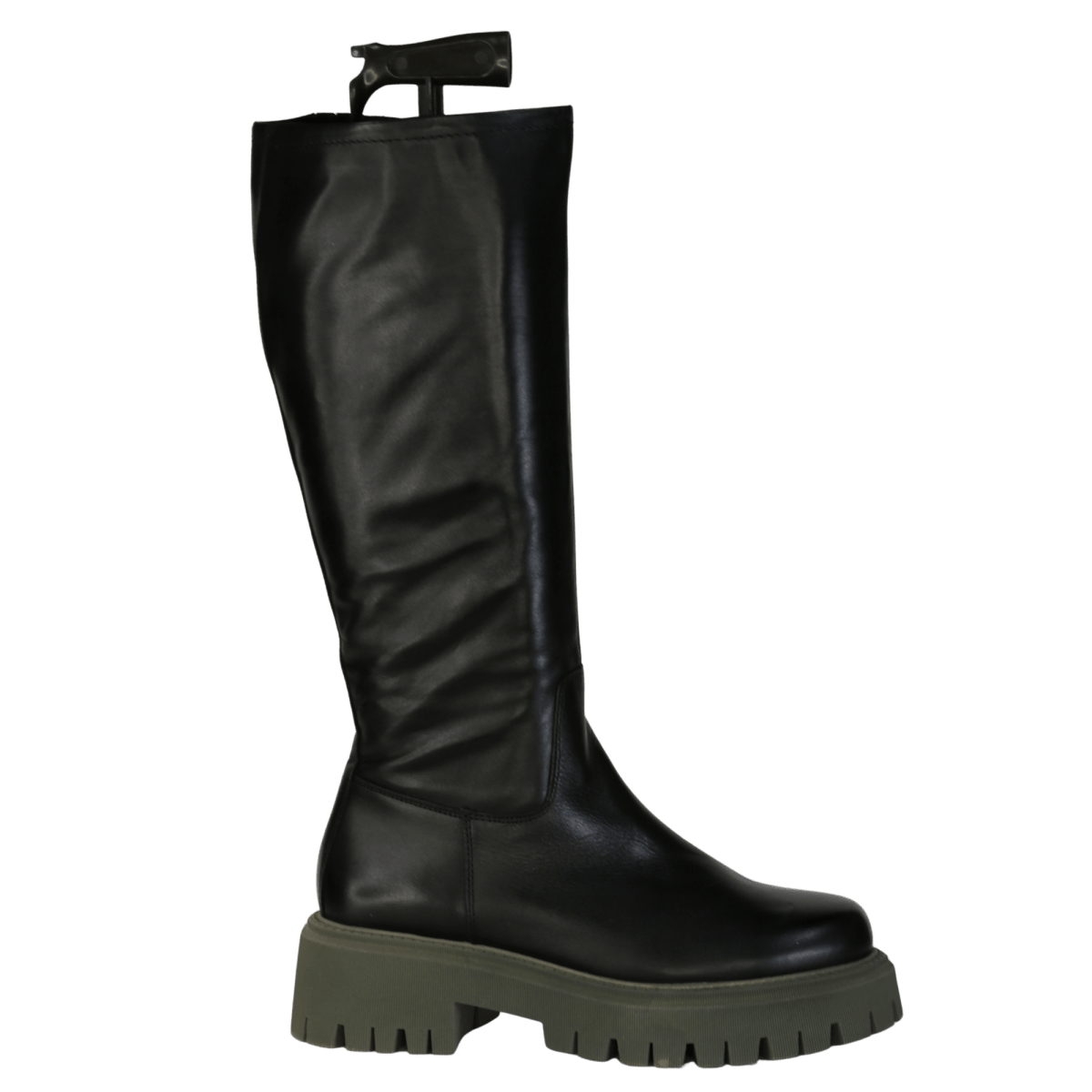 Aldo Black Loran Leather Knee High Boots UK 8 EU 41 👠 - Reliked