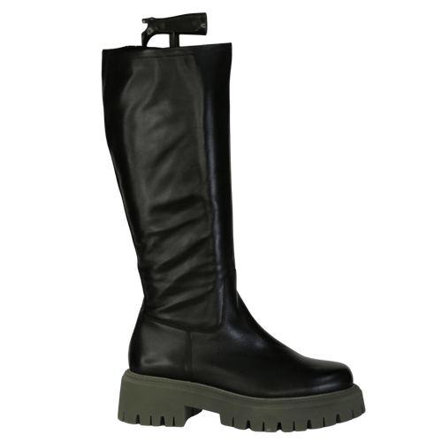 Aldo Black Loran Leather Knee High Boots UK 8 EU 41 👠 - Reliked