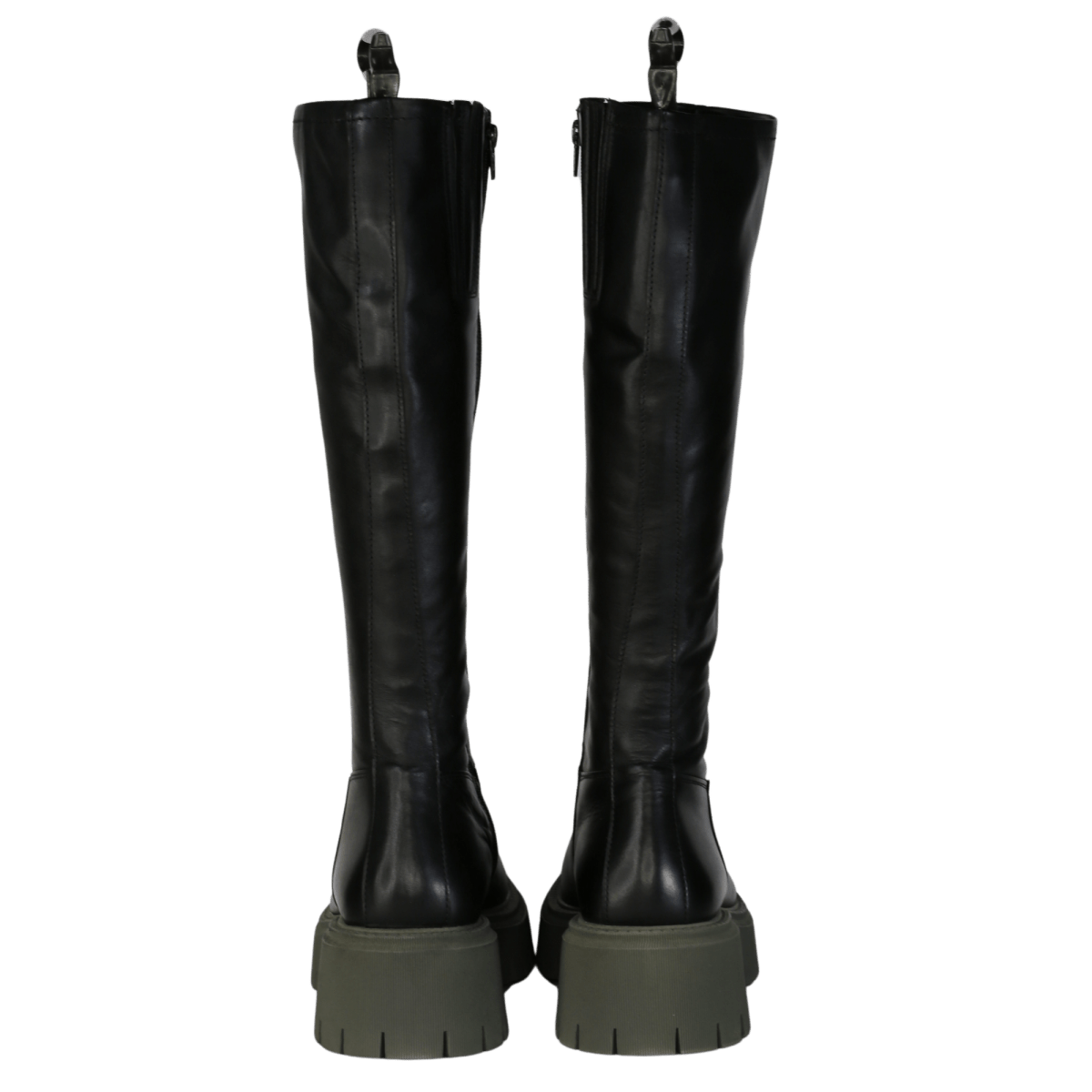 Aldo Black Loran Leather Knee High Boots UK 8 EU 41 👠 - Reliked