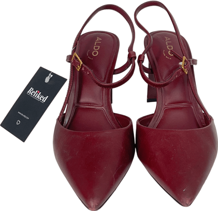 Aldo Purple Darabriver Leather Heeled Shoes UK 5 EU 38 👠 - Reliked