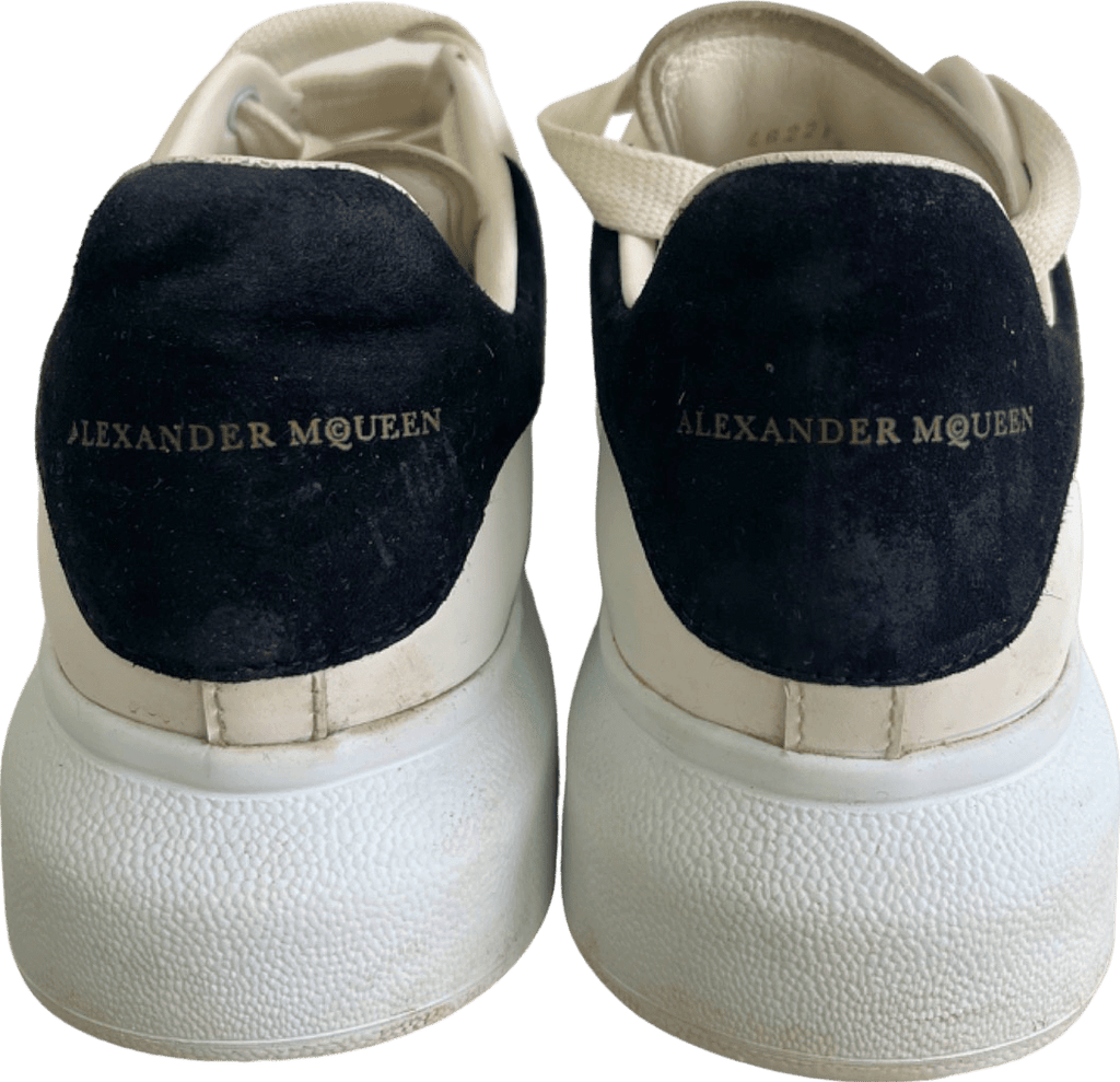 Alexander McQueen White/Black Oversized Sneakers EU 36 UK 3 - Reliked
