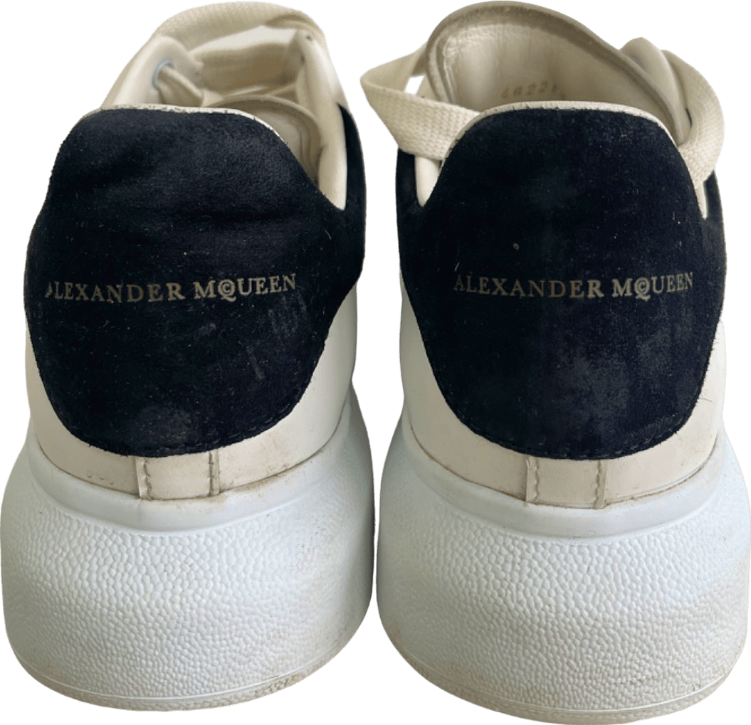 Alexander McQueen White/Black Oversized Sneakers EU 36 UK 3 - Reliked