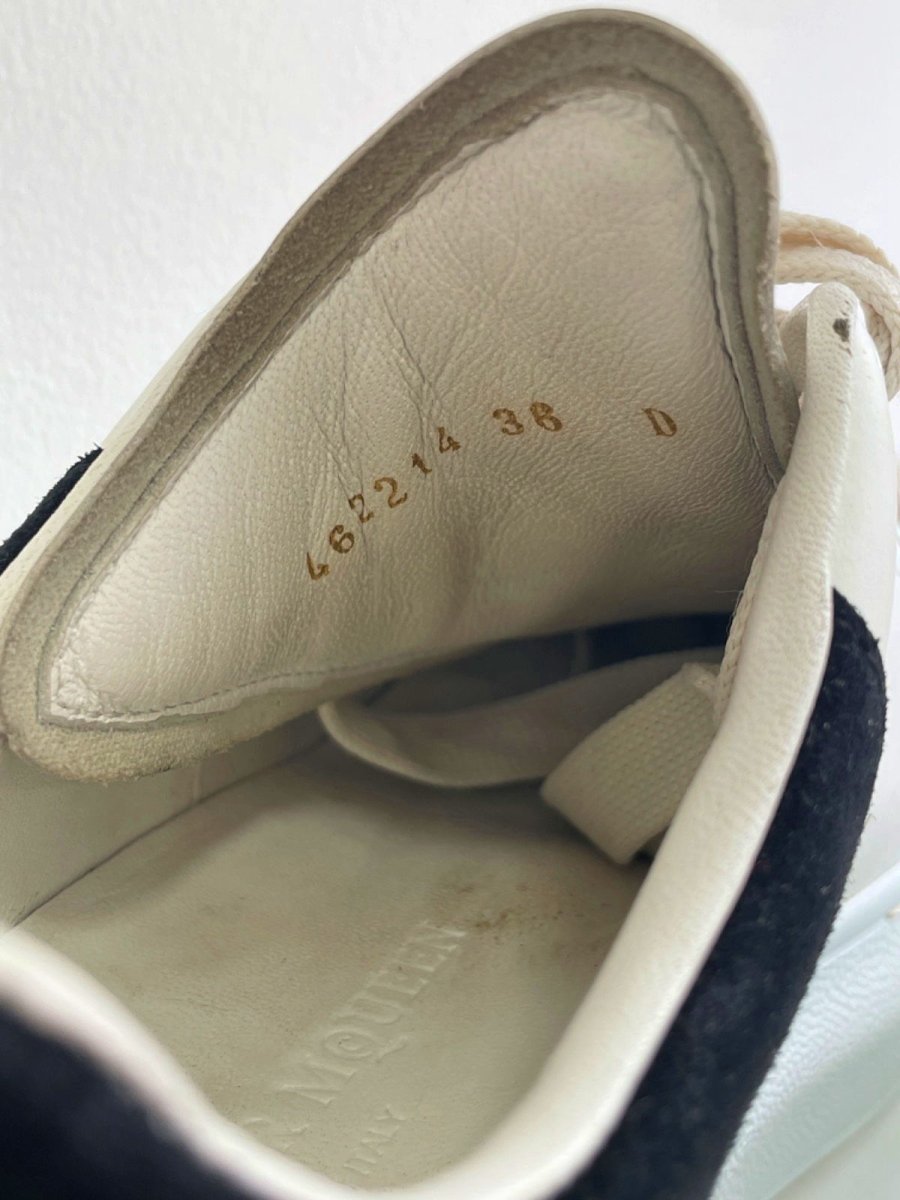 Alexander McQueen White/Black Oversized Sneakers EU 36 UK 3 - Reliked