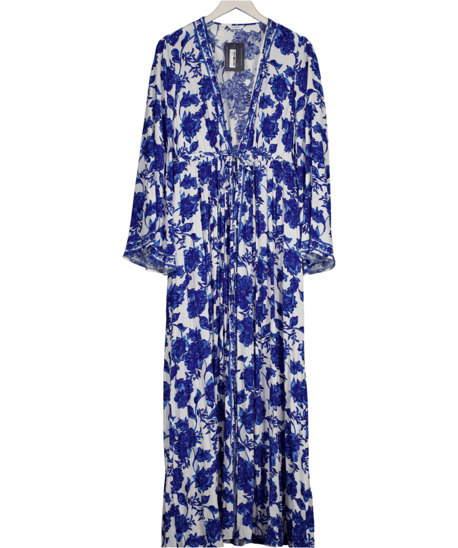 Alexandra Miro Blue Chloe Gown - Capri UK S - Reliked