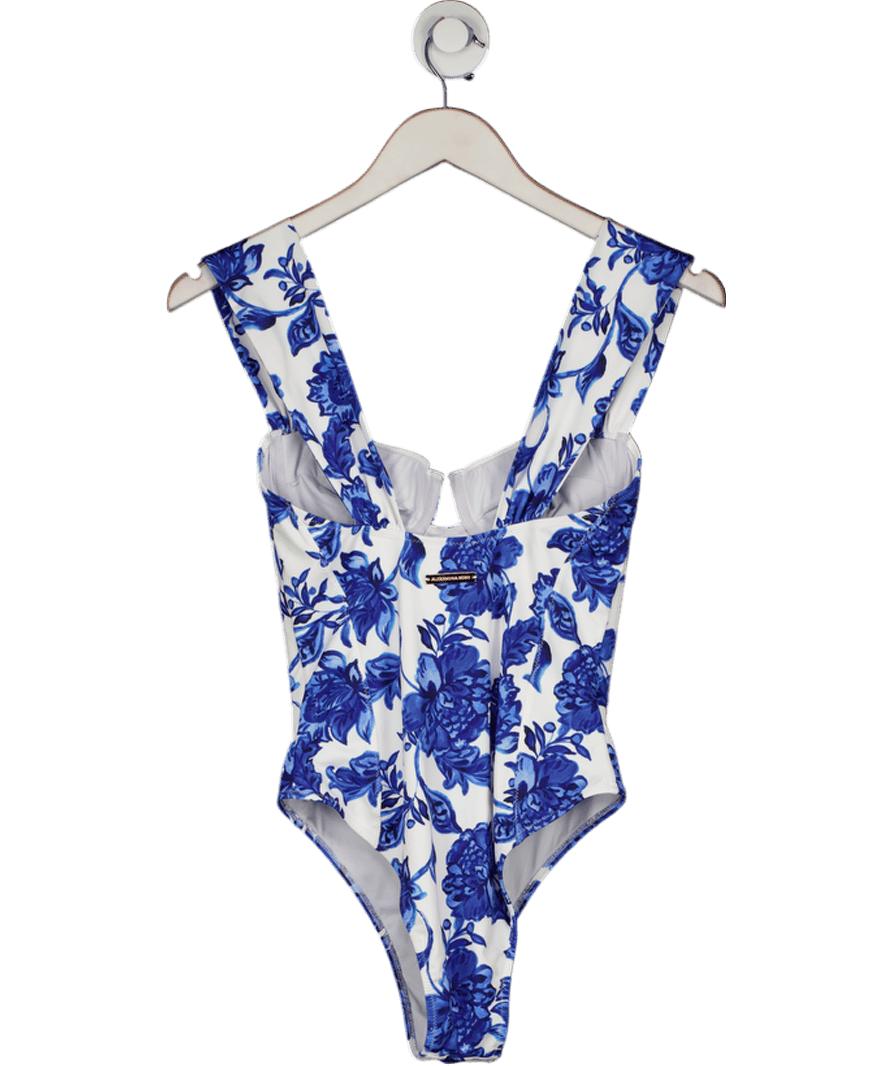 Alexandra Miro Blue Floral Lyra Swimsuit - Capri UK S - Reliked
