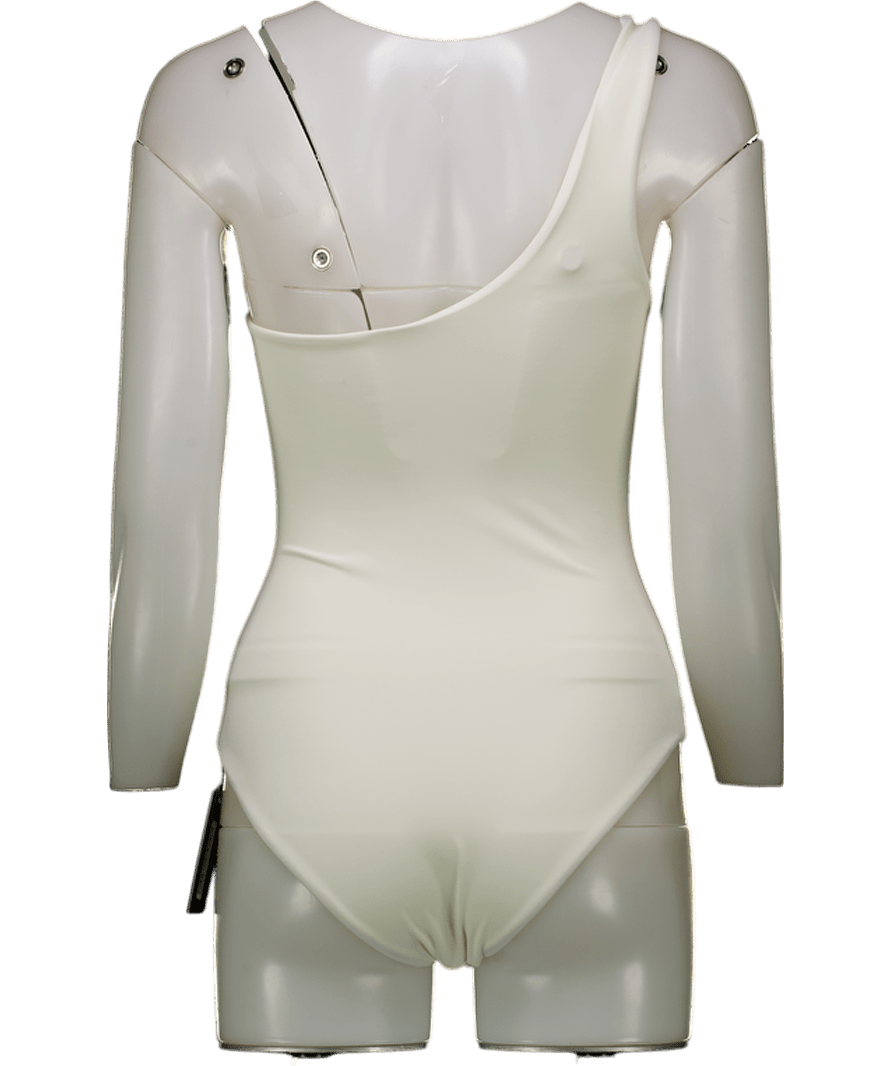 Alicia Swim Cream Jodie Coco One - piece Swimsuit UK S - Reliked