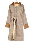Aligne Brown Barnaby Reversible Wax Trench Coat UK 10 - Reliked