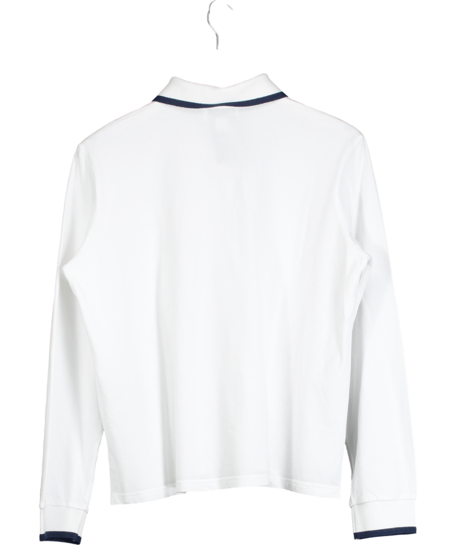 Aligne White Zarina Polo Shirt UK S - Reliked