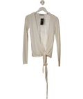 All Saints Cream Wasson Pirate Lightweight Cardigan UK S - Reliked